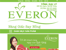 Tablet Screenshot of everonhanoi.com.vn
